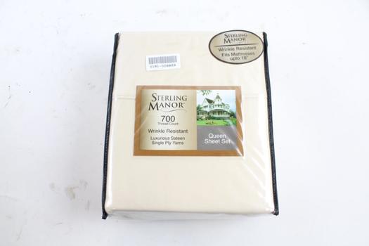 sterling manor queen sheet set property room sterling manor sheet sets