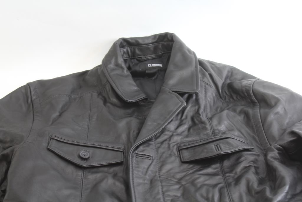 Claiborne Leather Jacket Size Large Property Room Claiborne Leather Jacket Size Large