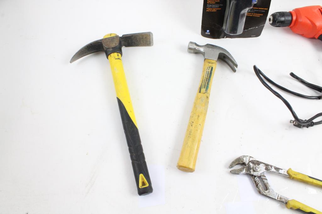 Corded Drill, SelfLighting Torch, Hammer And More, 20+ Pieces