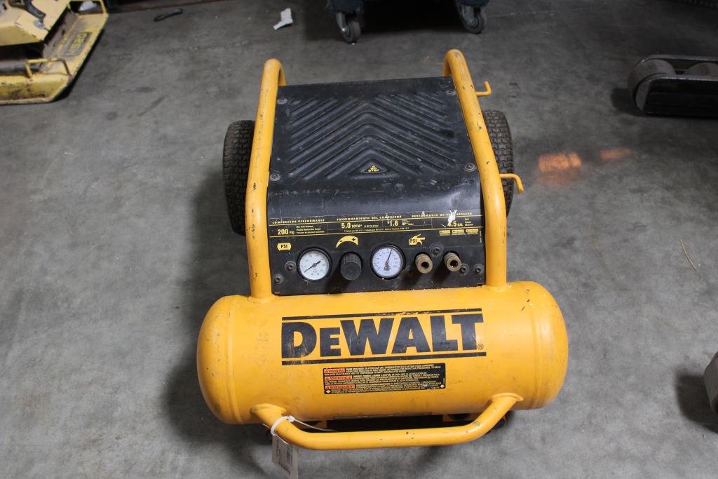 DeWalt Model D55146 Air Compressor Property Room