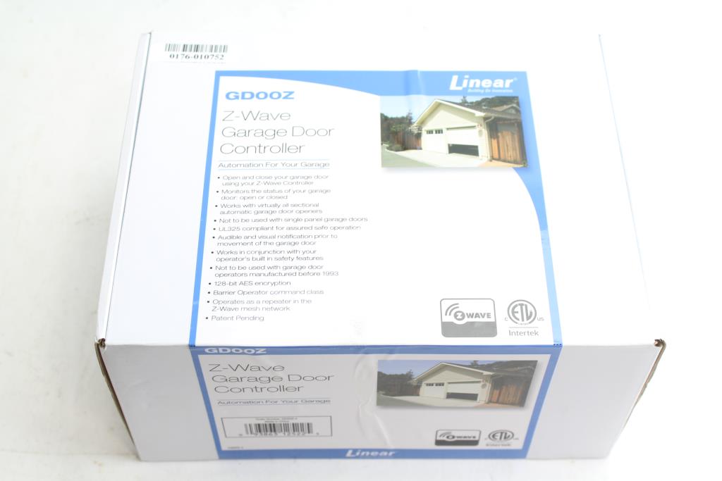 Linear Z Wave Garage Door Controller Gd00z Property Room