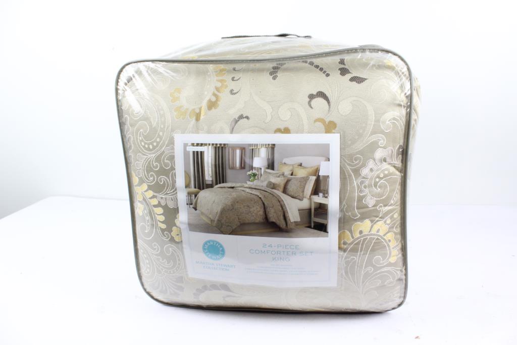 martha stewart 24pcsl k618 king comforter set 24 pieces martha stewart 24pcsl k618 king comforter set 24 pieces