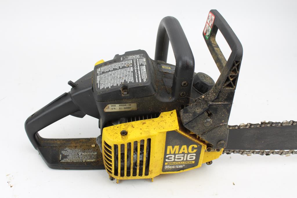 Mcculloch Chainsaw & Case Property Room