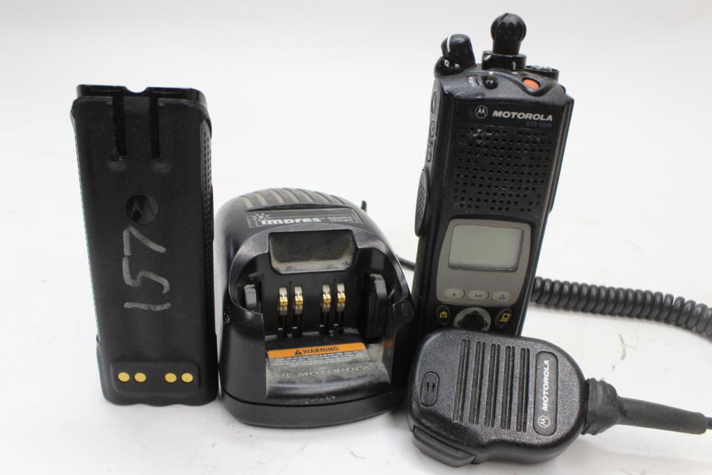 Motorola XTS5000 Radio With Accessories. 4 Pieces Property Room