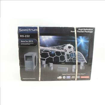 Spectrum high definition home theater package model rs232 Spectrum high definition home theater package model rs232