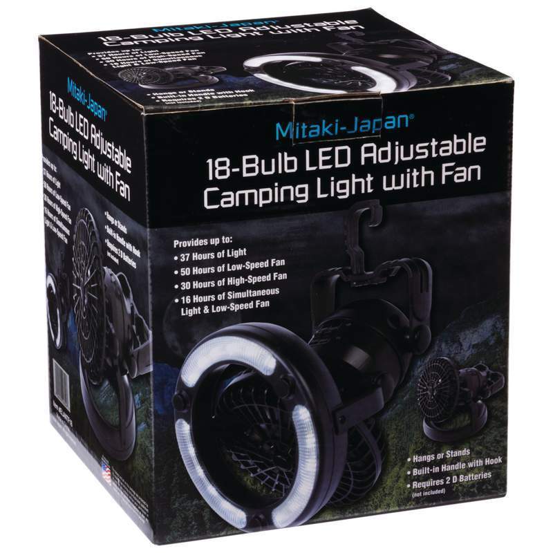 2 In 1 Led Camping Tent Light Ceiling Fan Outdoor Battery Operated 2 In 1 Led Camping Tent Light Ceiling Fan Outdoor Battery Operated Lantern New