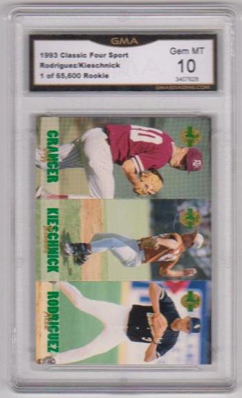 Trading card grading system