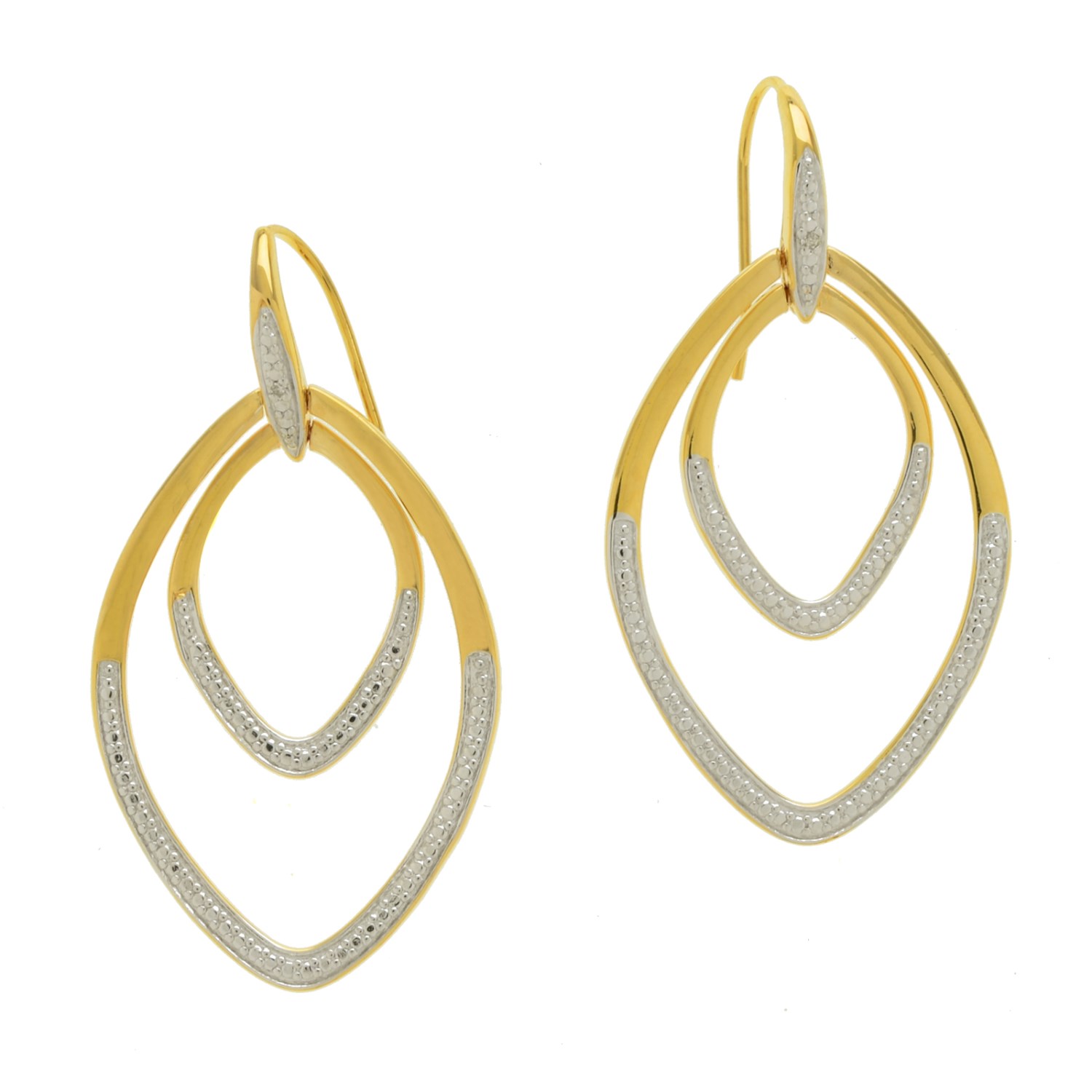 Gold Sterling Silver Chandelier Earrings Property Room Gold Sterling Silver Chandelier Earrings