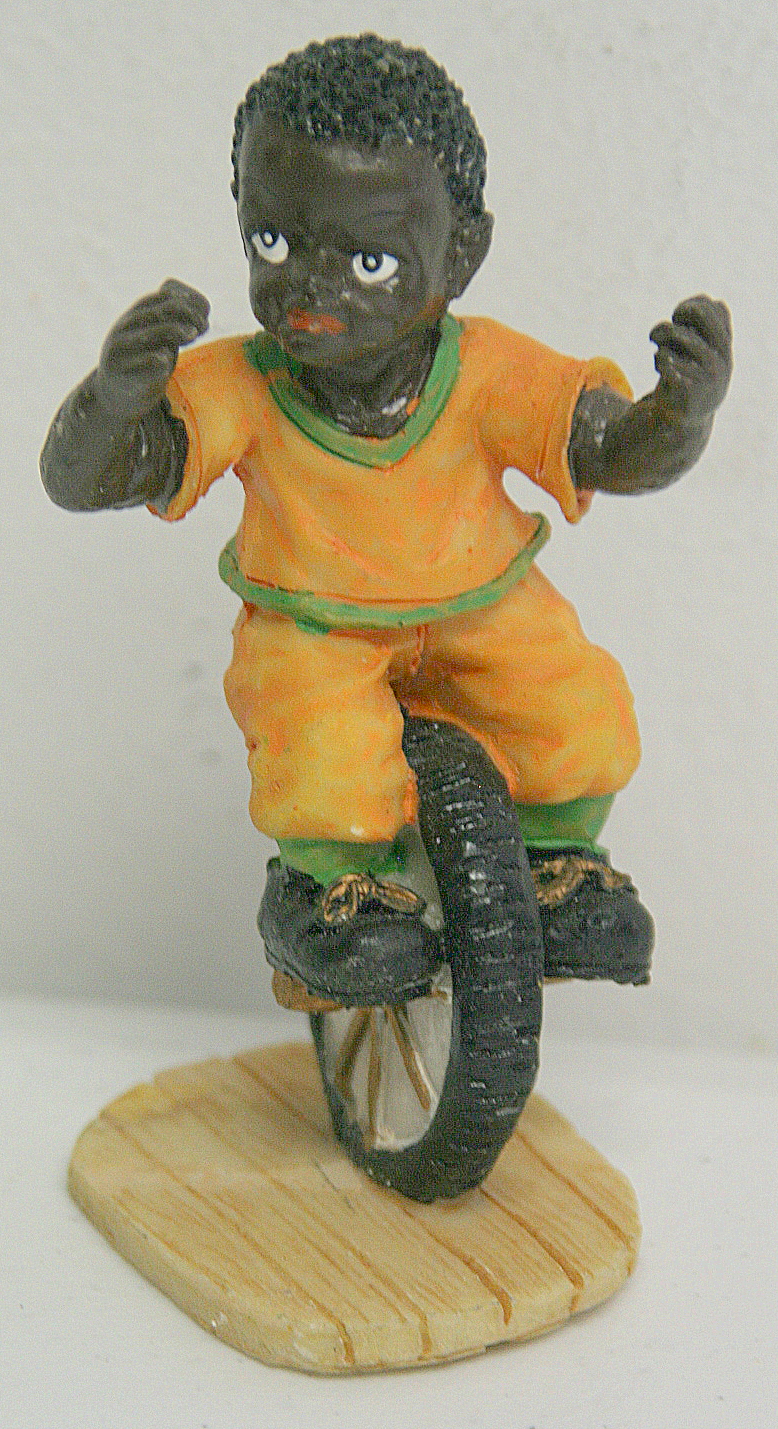 Ebony Polyresin Figurine 5" Tall Property Room