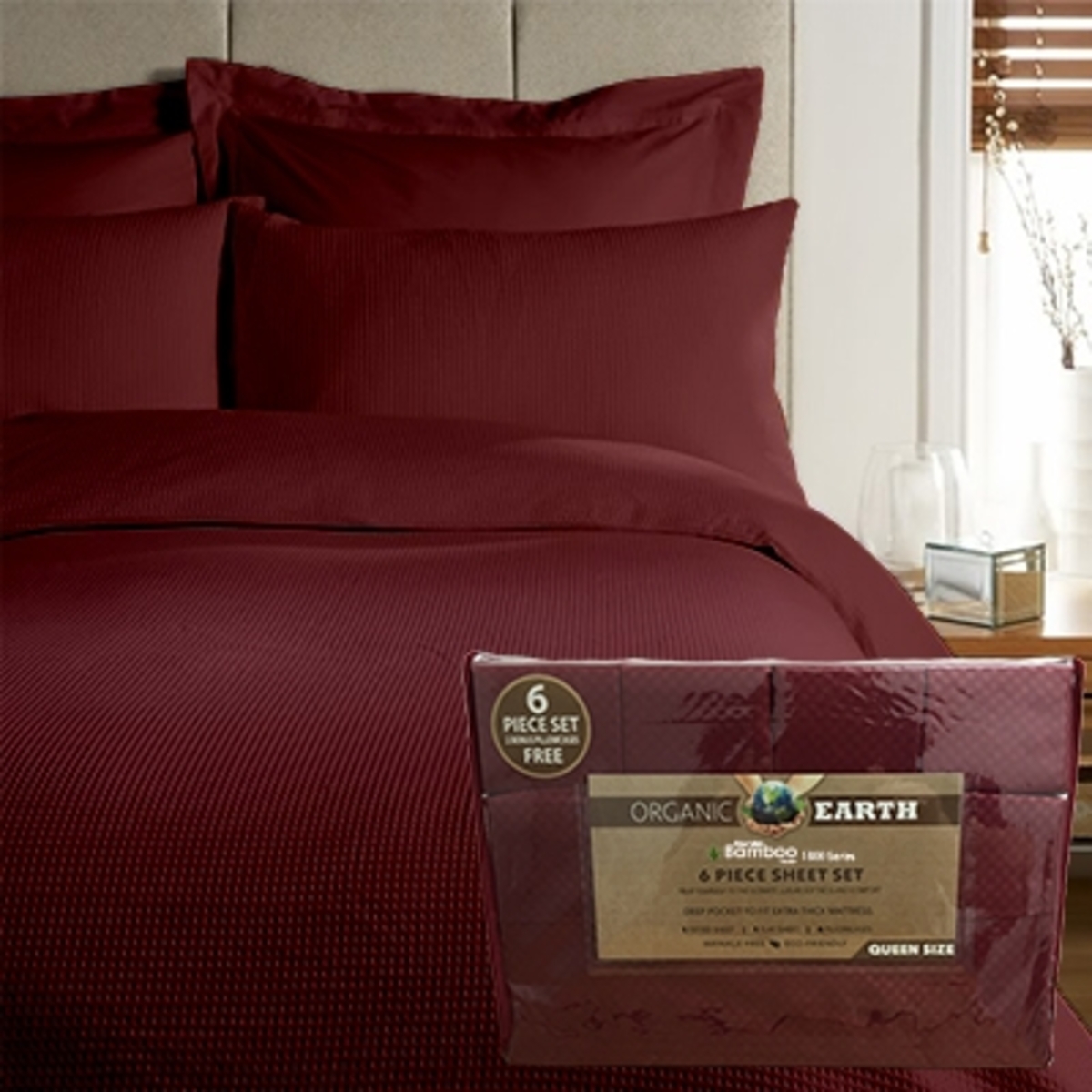 new organic earth aloe vera bamboo 1800 series 6 piece sheet set bamboo sheet sets 1800 series