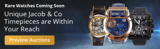 Rare Finds: Jacobs & Co Watch PREVIEW