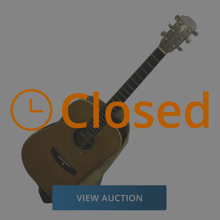 K. Yairi Acoustic-Electric Guitar With Carry Bag