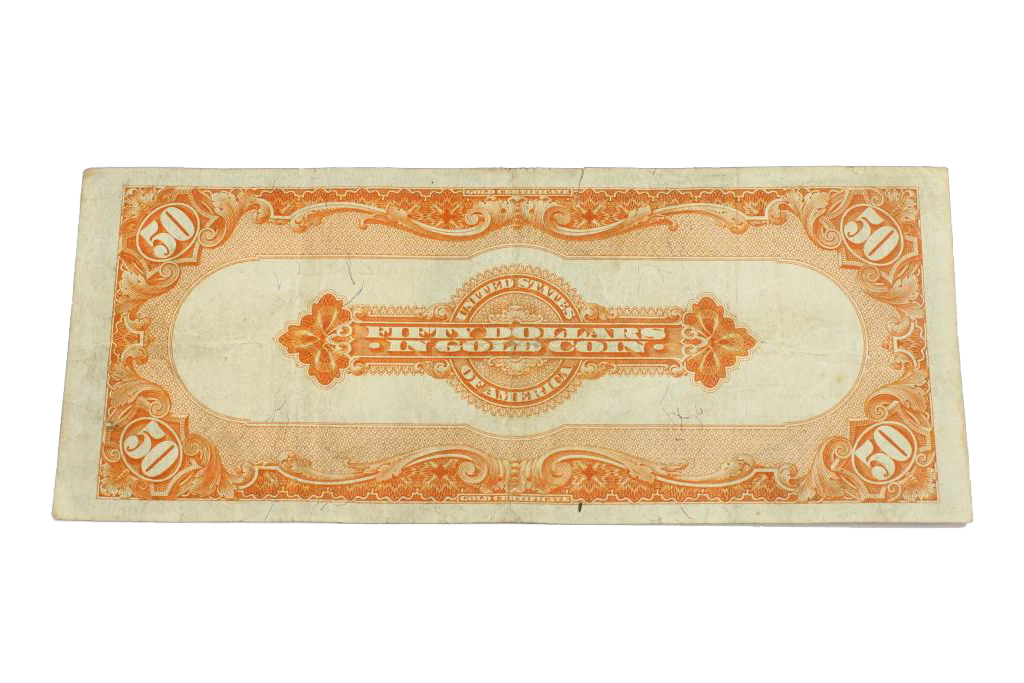 1922 $50 Gold Certificate