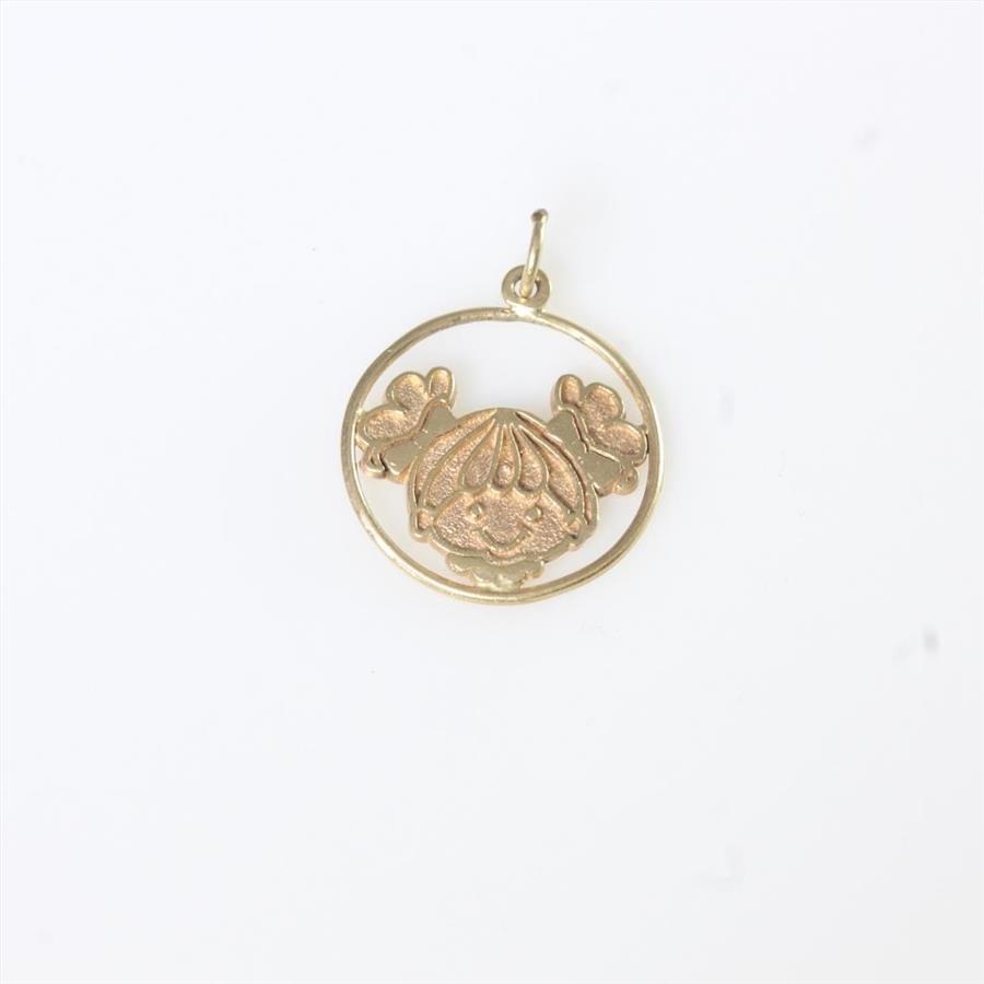13kt Gold 2.2g Little Girl Pendant Property Room