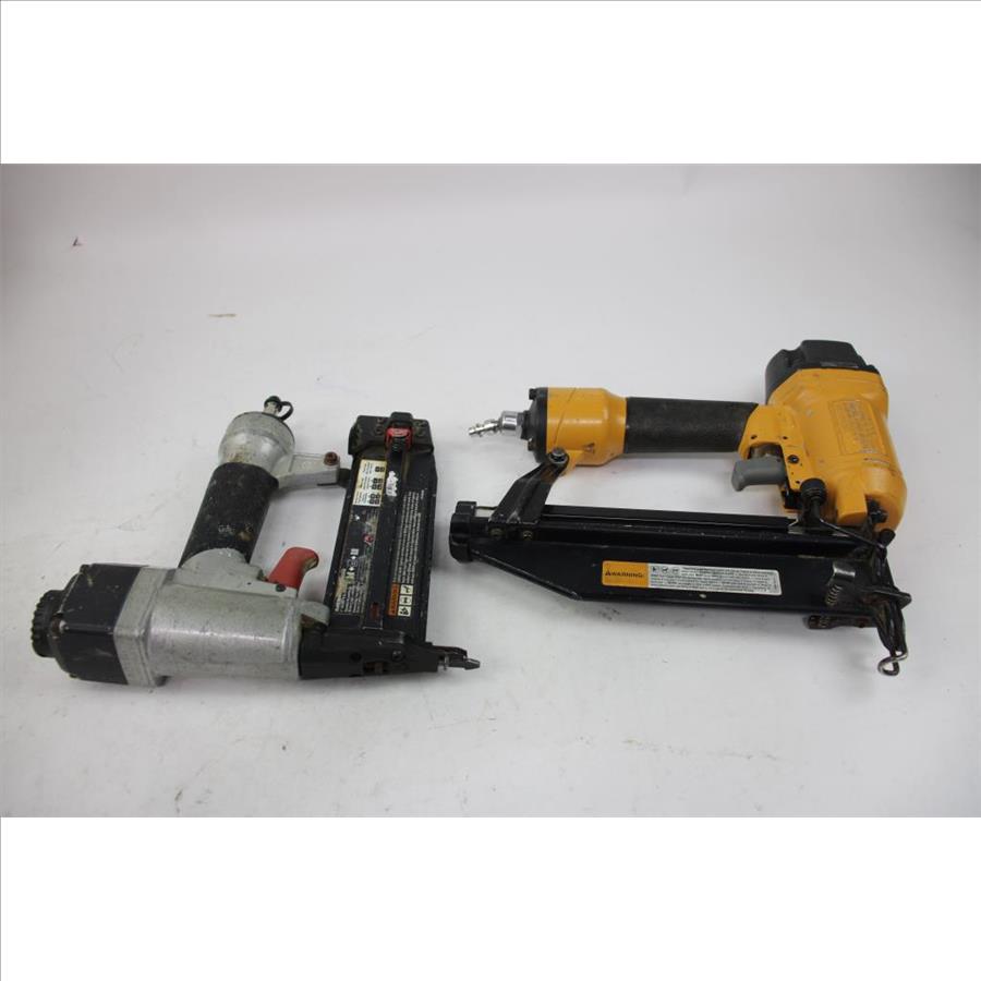 18-Gauge Pneumatic Brad Nailer BN200SB, Hitachi NV65AH2 2 1/2" Coil Nailer, And Bostitch SB-1664FN 16-Gauge 1-2 1/2 Finish Naile
