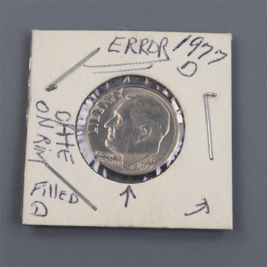 1977-D US Error Dime