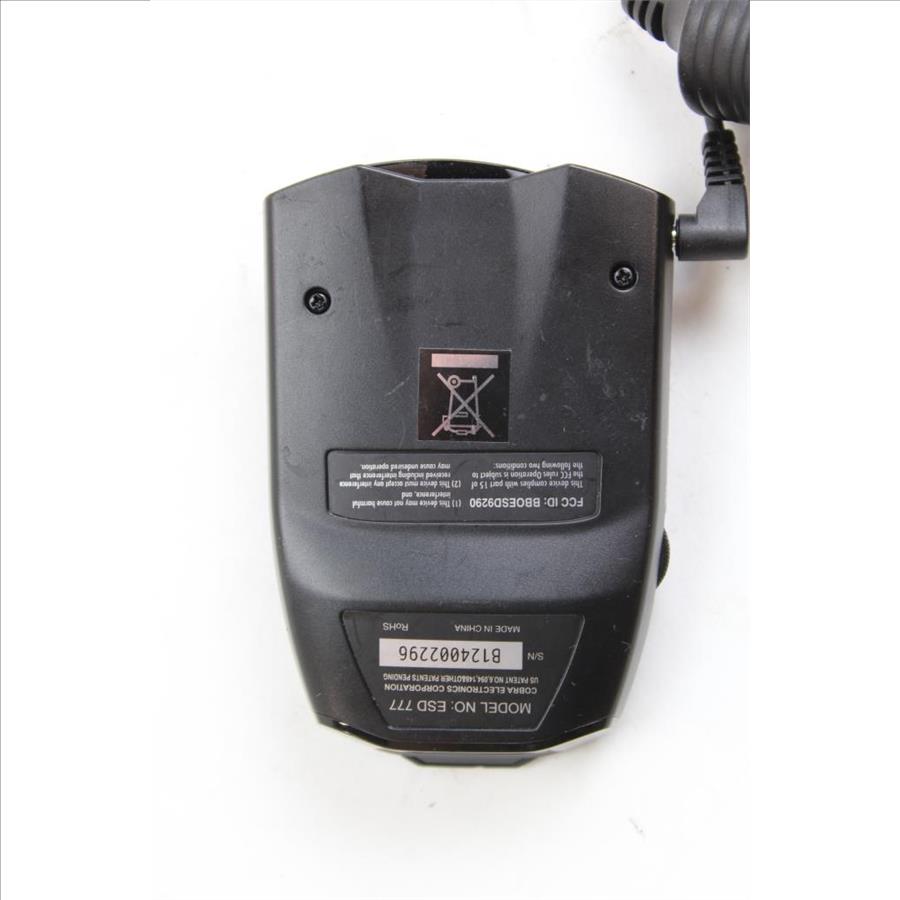 2 Port Car Adapter Hub And Cobra ESD 777 12 Band 360 Laser Radar