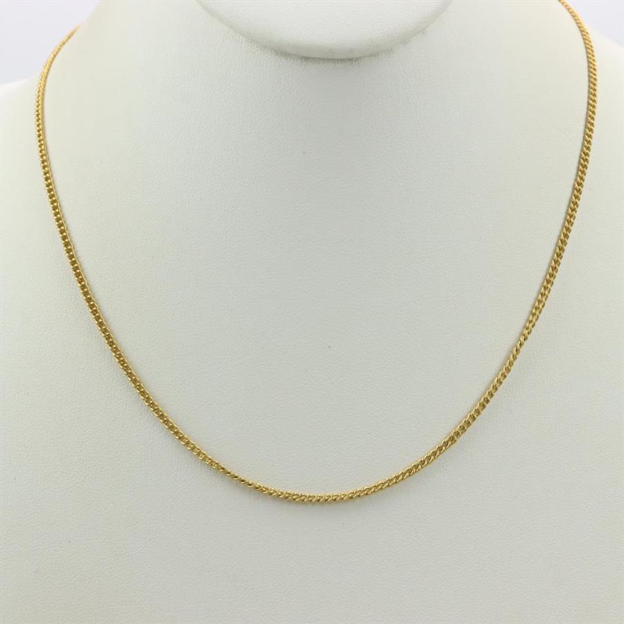 24kt Gold Curb Chain Necklace Property Room