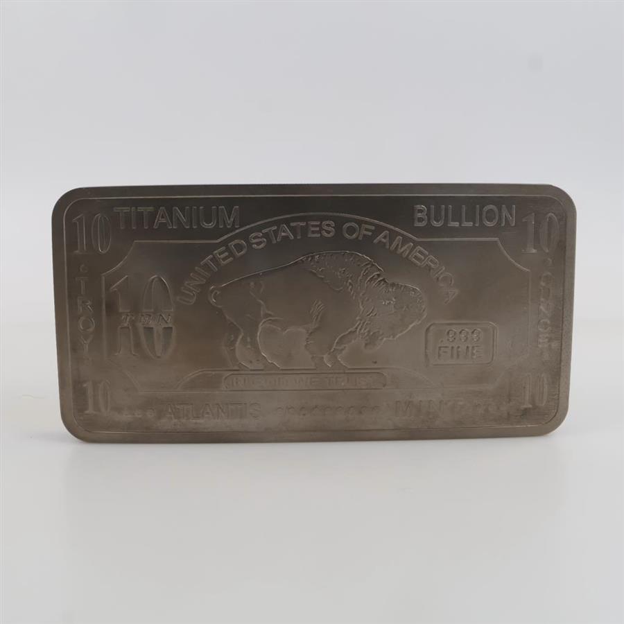 .999 Fine Titanium Bar