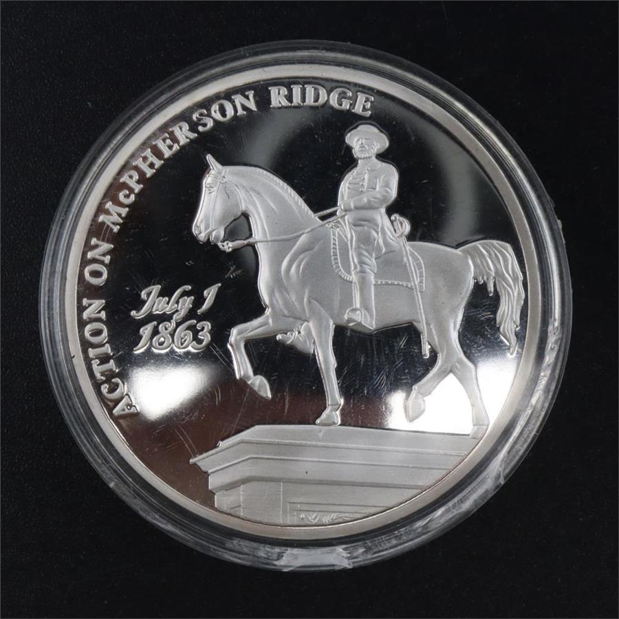 Non Ridge Coin American Mint Action On McPherson Ridge Commemorative Proof Coin ...