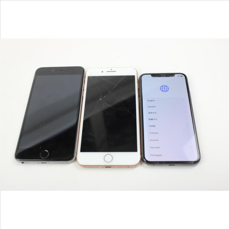 Apple IPhone Lot, 3 Pieces  Sold For Parts