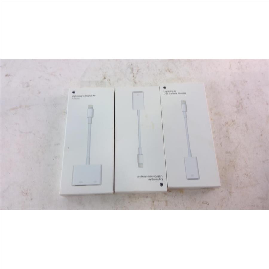 Apple Lightning To USB Camera Adapter And More 3 Pieces
