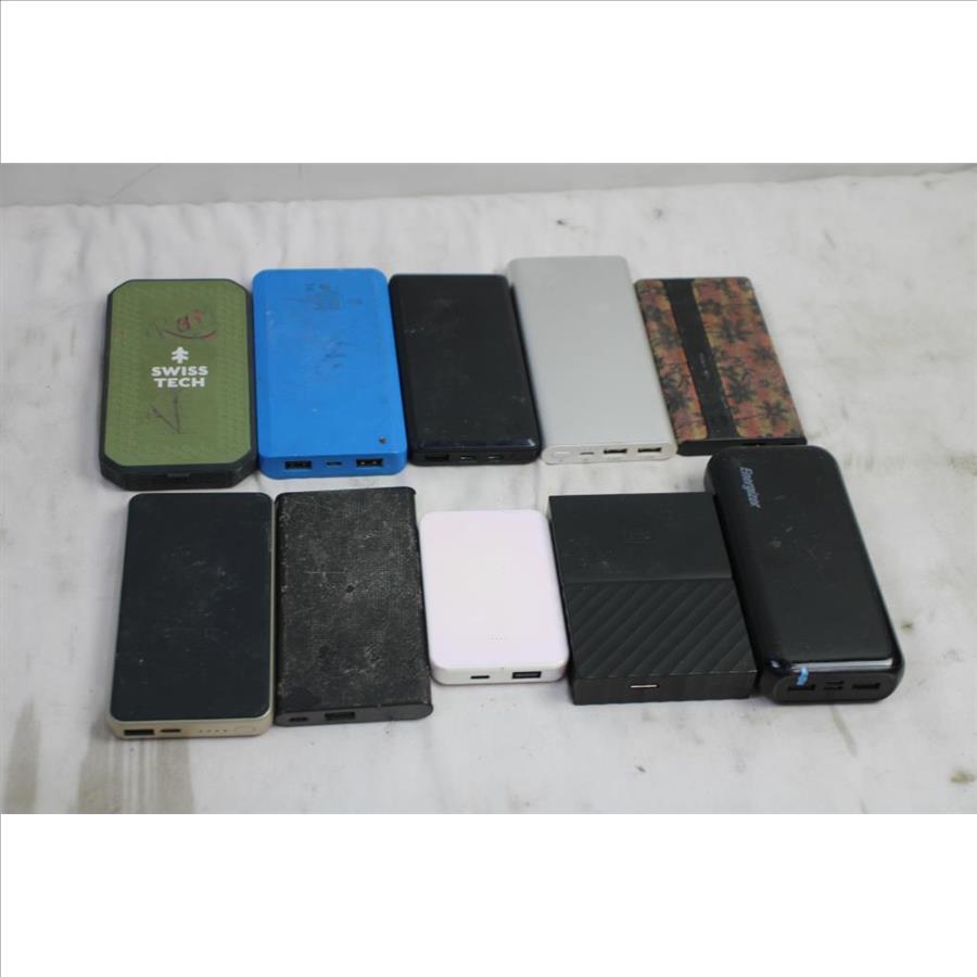 Assorted Powerbanks And USB Hubs