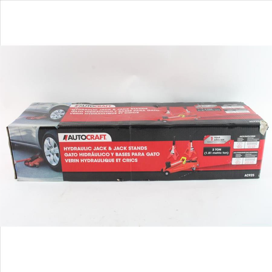 AutoCraft Hydraulic Jack With Stands Property Room