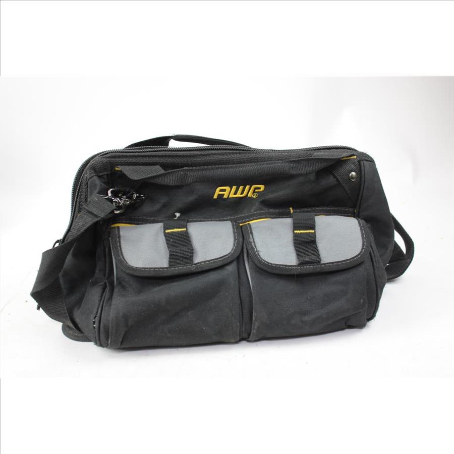 AWP Tool Bag With Klein Tools Wire Cutters, Husky Combination Wrenches, And More