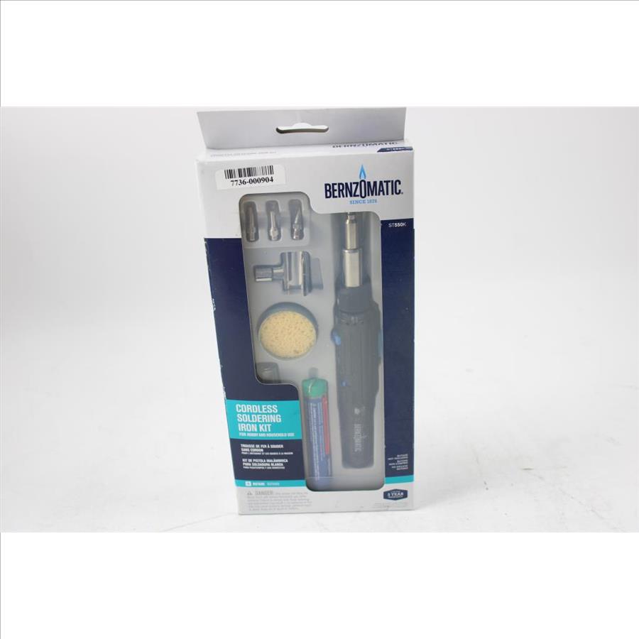 Bernzomatic Cordless Soldering Iron Kit, ST550K Property Room