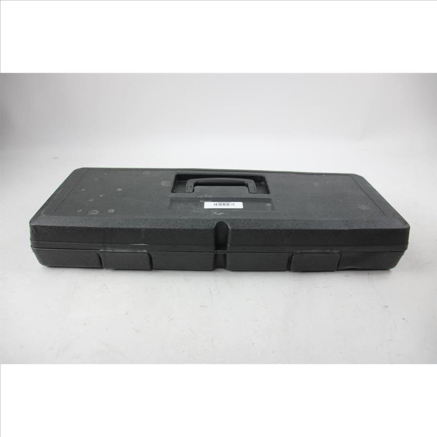 Black Tool Box With Pittsburgh Measuring Tape 10 Ft, 6" Diagonal Plier, Claw Hammer And More
