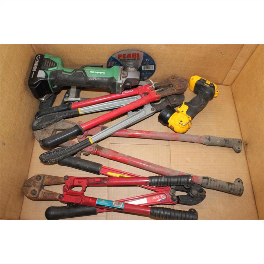 Bolt Cutters, Angle Grinder, And More 5+ Pieces Property Room