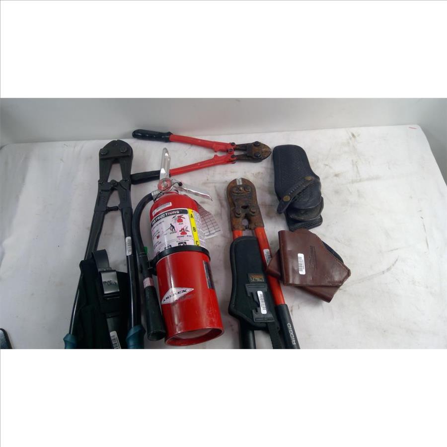Bolt Cutters, Fire Extinguisher, And More, 10+ Pieces Property Room