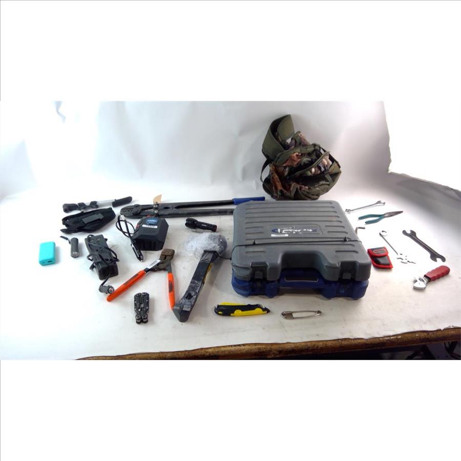 Box Of Bolt Cutters And More 4 Pieces