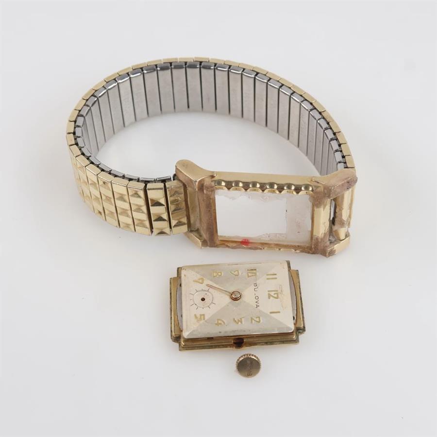 Bulova 10kt GF Case Watch