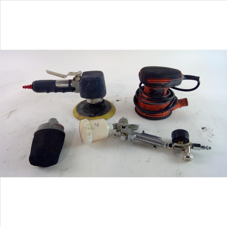 Campbell Hausfeld Air Sander, Black & Decker Sander & Air Paint Sprayer ...