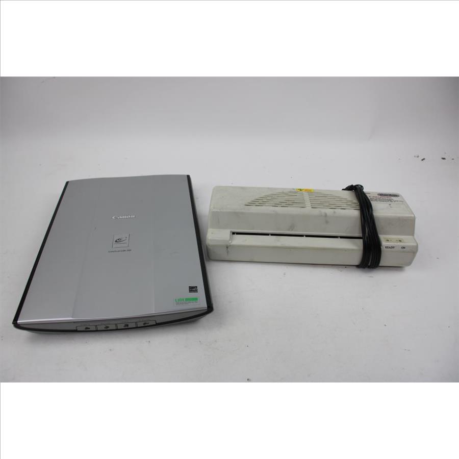 Canon PIXMA IP90v Printer, CanoScan LiDE200 Color Image Scanner, 9" Hot Laminator And More