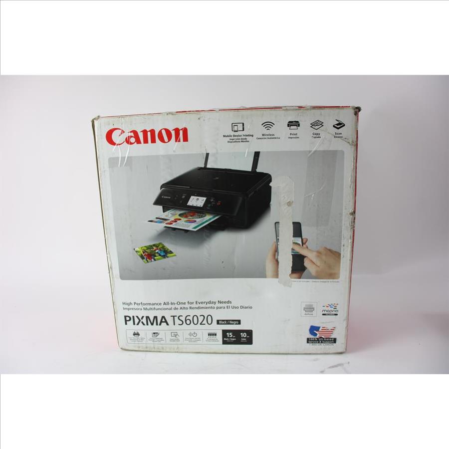 Canon PIXMA TS6020 AllinOne Wireless Printer, Black Property Room