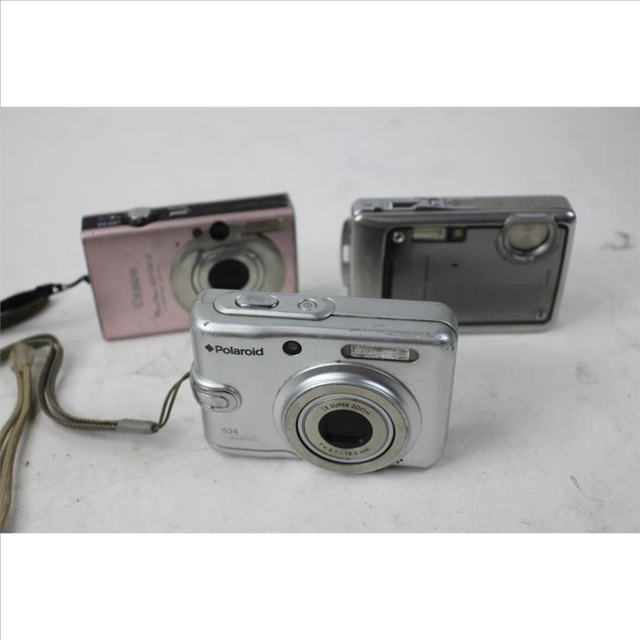 Canon Powershot SD630, Polaroid I534 5.0MP, Canon PowerShot SD1100 IS, And More Digital Cameras, 6 Pieces
