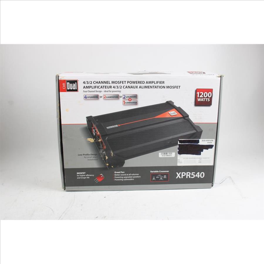 Car Dual Mosfet Powered Amplifier Property Room