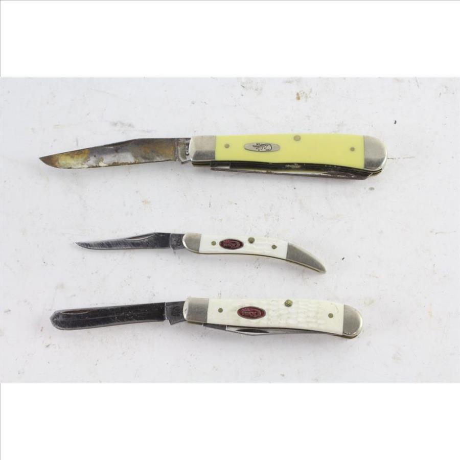 Case Folding Pocket Knives, 3 Pieces Property Room