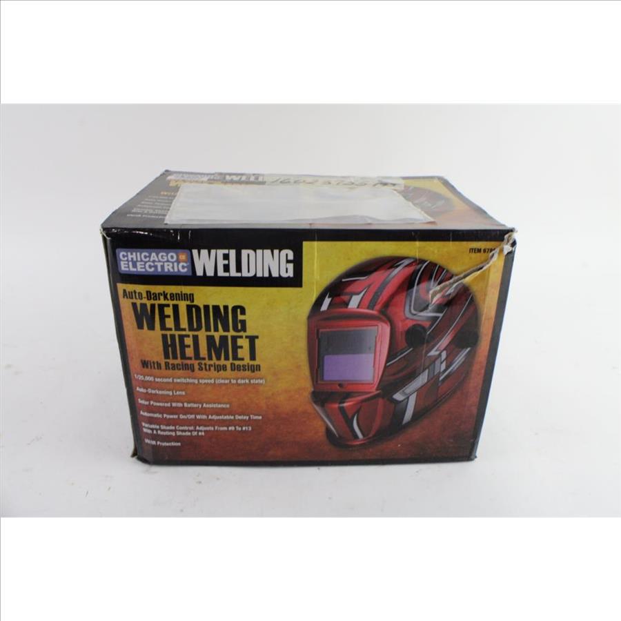 Chicago Electric Auto Dark Welding Helmet Property Room