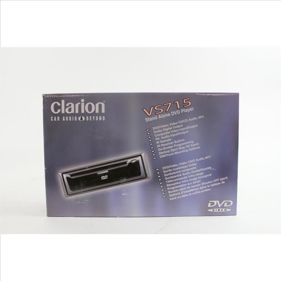 Clarion VS715 Standalone DVD/CD Player Property Room