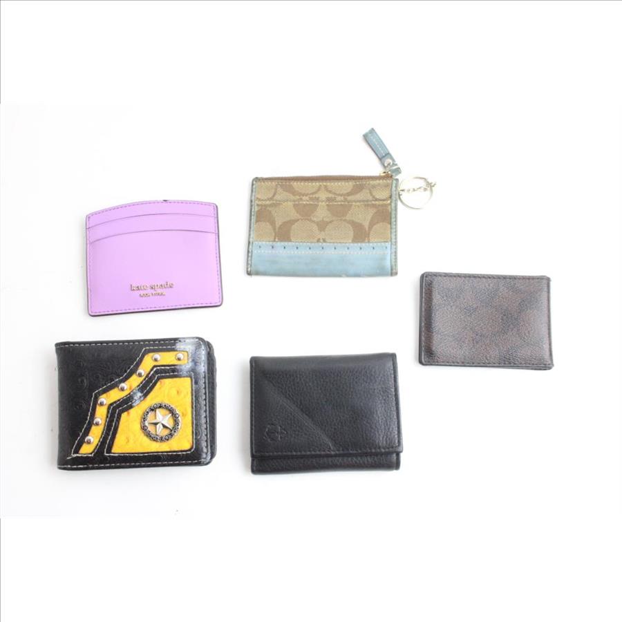 Coach, Kate Spade & More Wallets, 5 Pieces Property Room