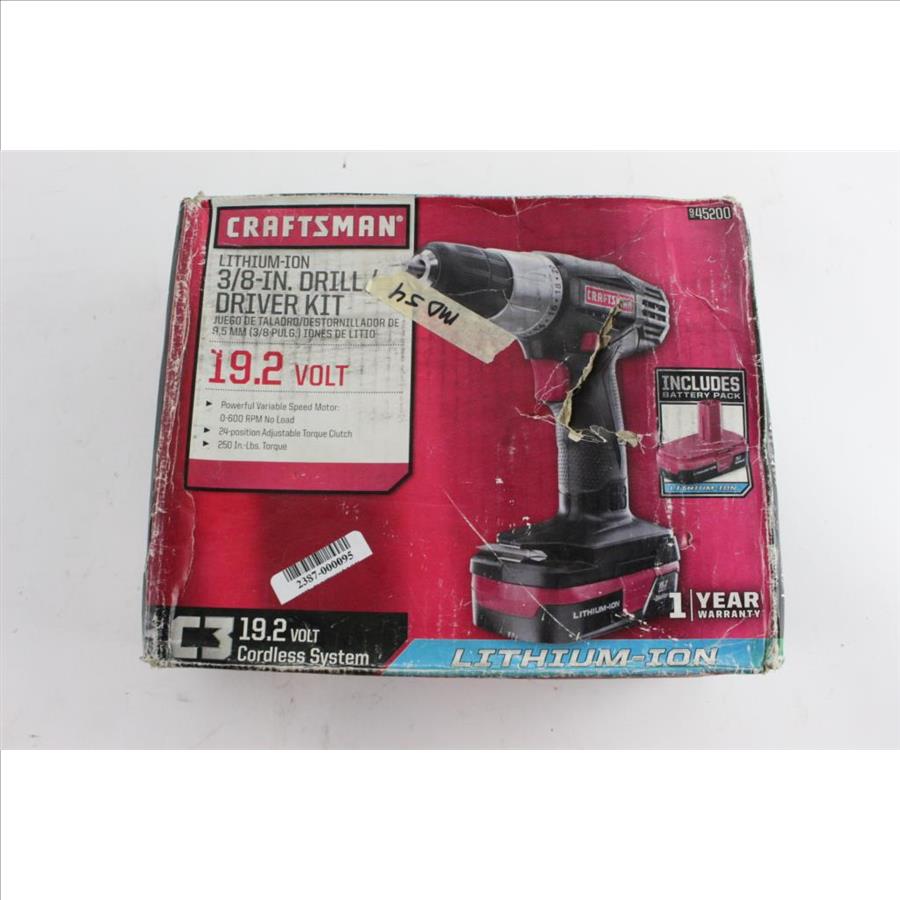 Craftsman Cordless Drill/Driver Property Room