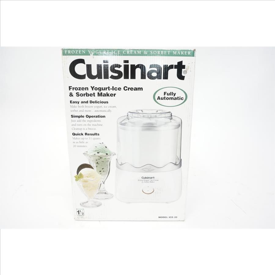 Cuisinart Frozen YogurtIce Cream & Sorbet Maker Property Room