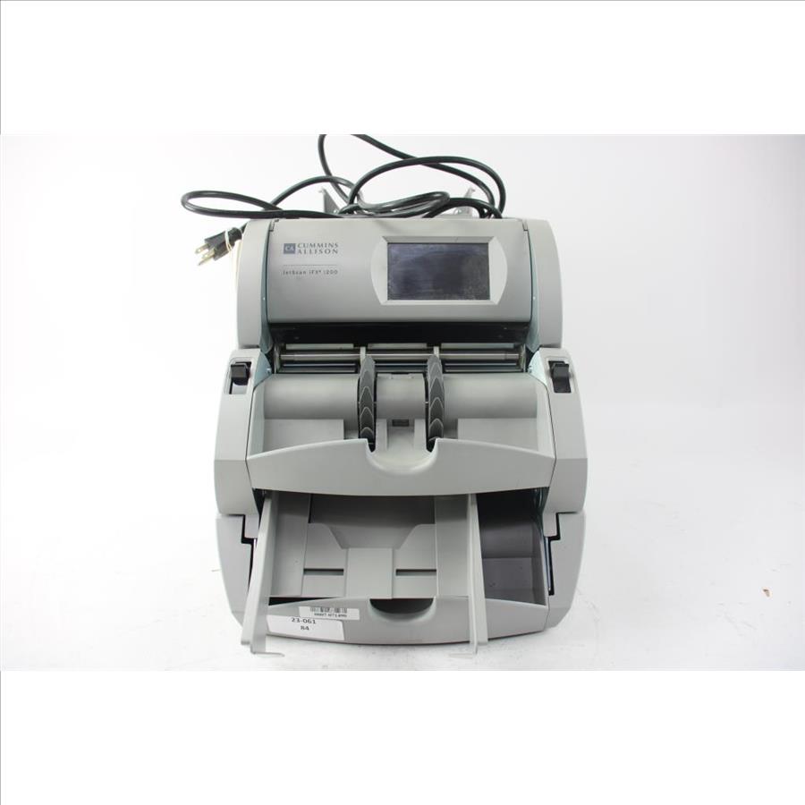 Cummins Allison JetScan IFX I200 Cash Counter, I205 Property Room