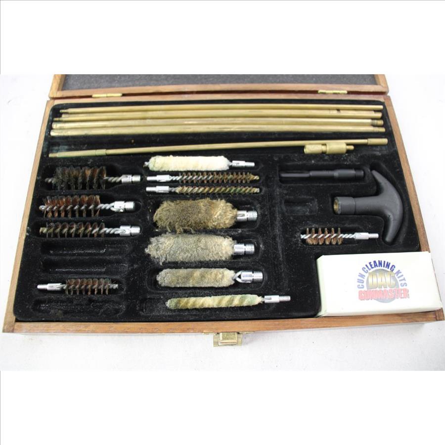 DAC Gunmaster Cleaning Kit, Allen Rifle Case, And Gun Holsters, 4 Pieces