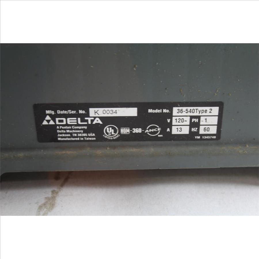 Delta 36540 Bench Saw Property Room