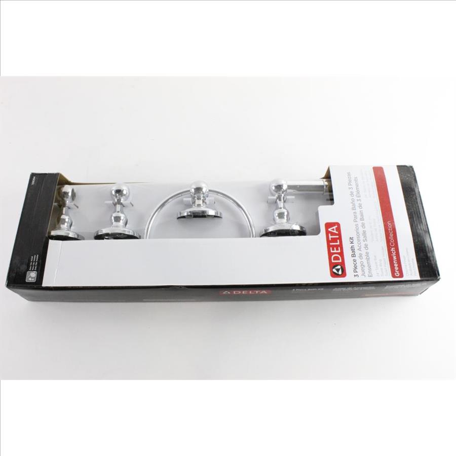 Delta Greenwich Collection 3 Piece Bath Kit Property Room